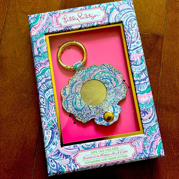 Lily Pulitzer AirTag (gps tag) Holder - Picture 1 of 2